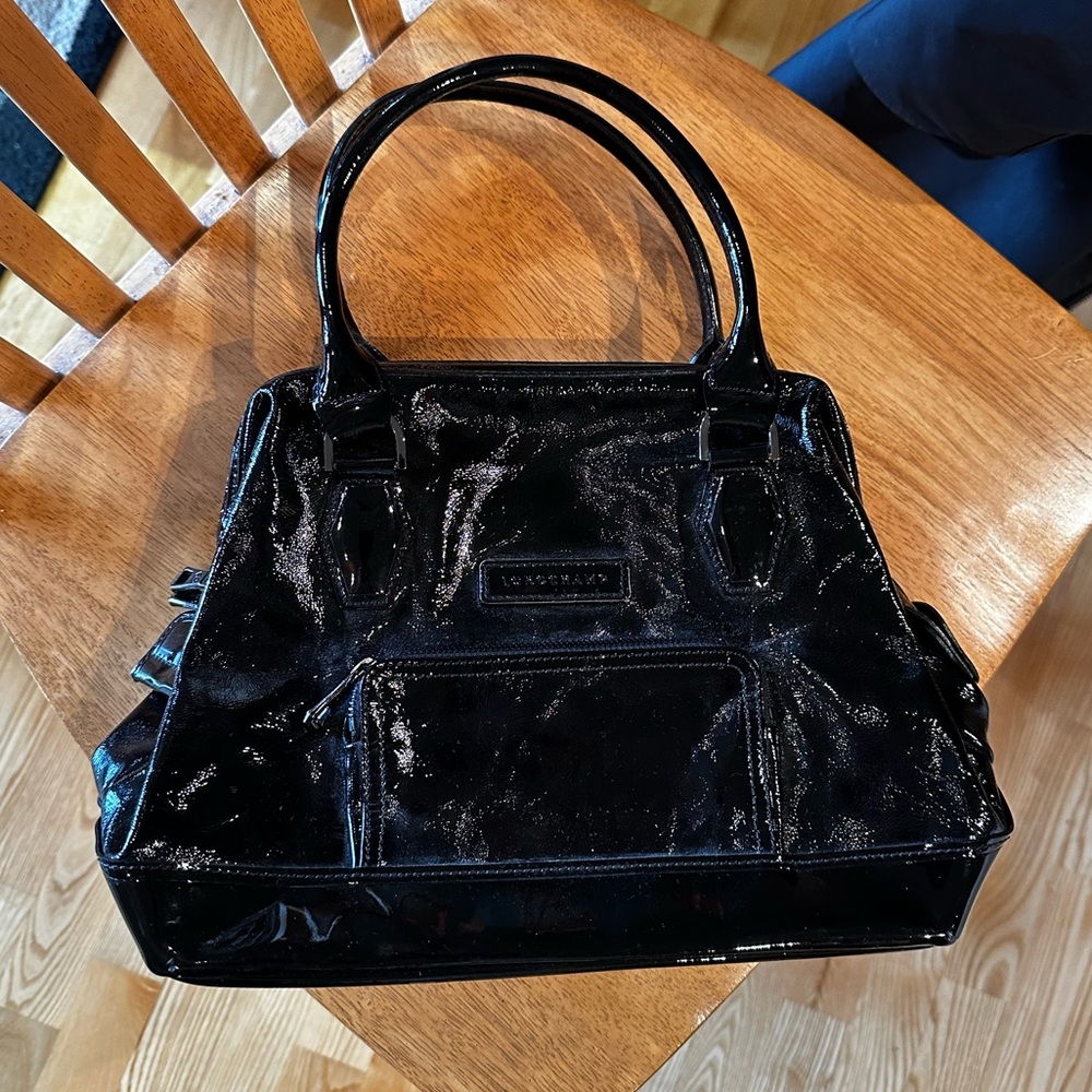 EXCELLENT CONDITION: Longchamp Black Handbag